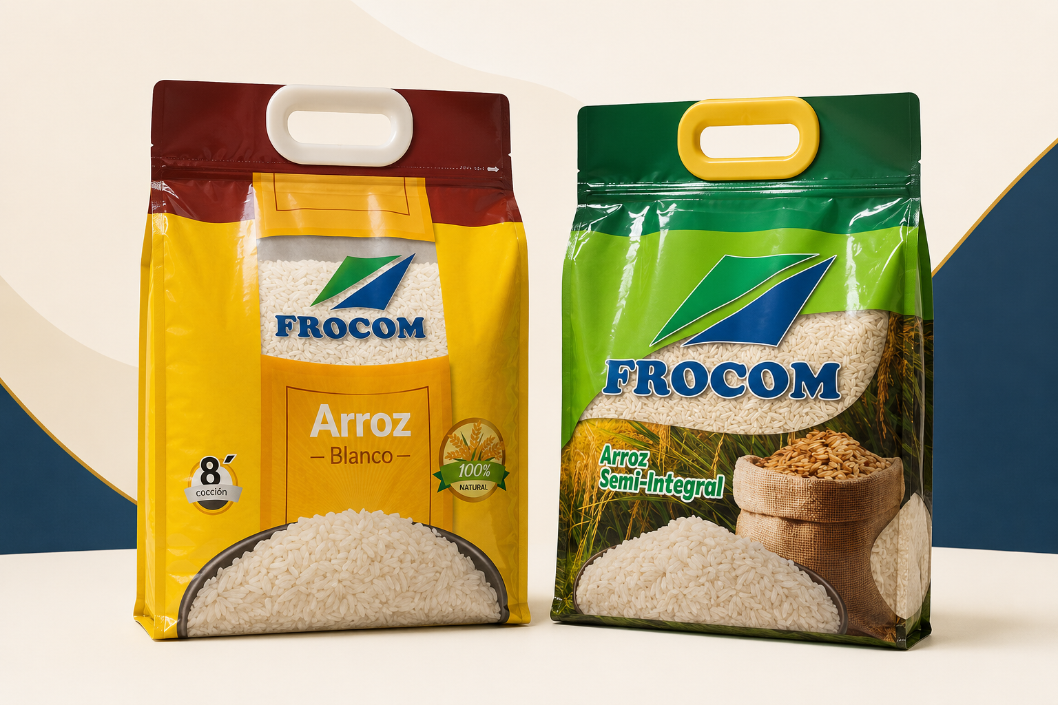 Arroz de la marca Frocom