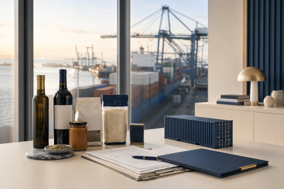 Contenedores preparados para exportación